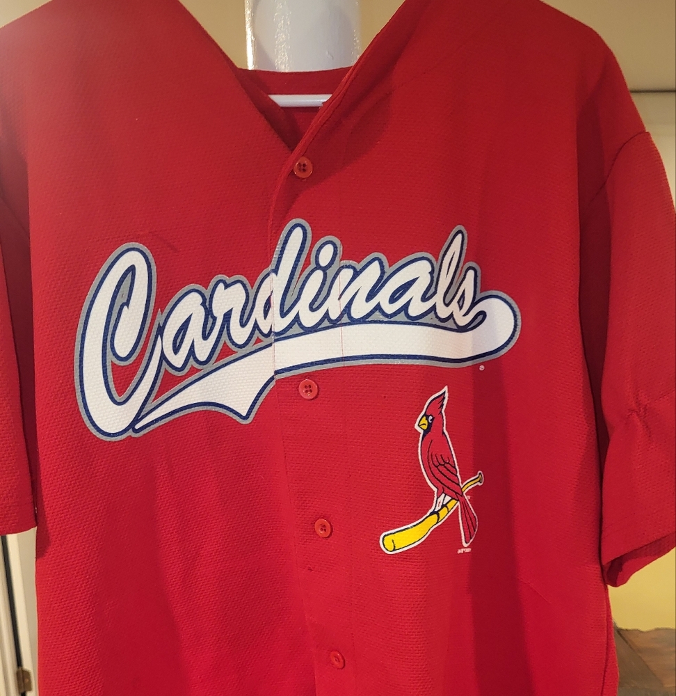 Vintage Cardinals Mark McGwire Red Baseball Jersey